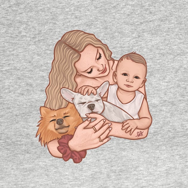 Mama’s Boys || Perrie and Axel by CharlottePenn